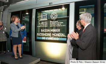 Patrimoine mondial de l’Unesco - Baptême d’une rame de tramway Bassin minier