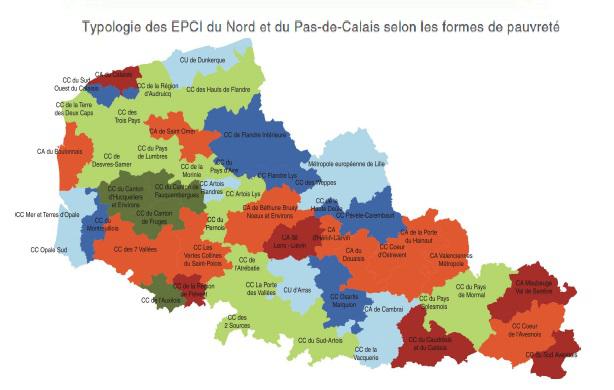 Des territoires différemment touchés par la pauvreté dans le Nord et le Pas-de-Calais