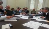 Photo du point presse du bilan de l'exercice