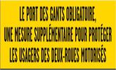 Logo À moto ou en scooter, le port des gants devient obligatoire