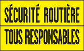 Logo " Sécurité routière, tous responsables "