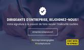 Infographie "dirigeants d'entreprises, rejoignez-nous!"