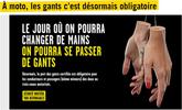 Infographie Sécurité routière sur le port de gants