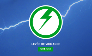 Alerte météo - Fin de vigilance orange orages 