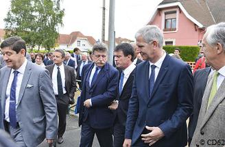 Bassin minier - Déplacement de Manuel Valls, Premier ministre, à Lens et Liévin