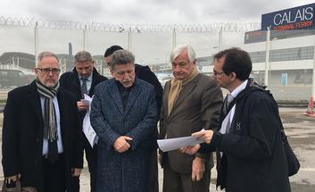 Brexit - Le préfet visite les chantiers à Calais et Boulogne-sur-Mer