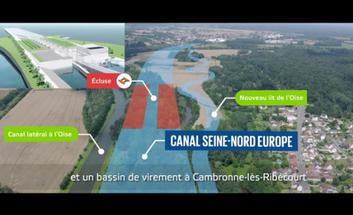 Canal Seine-Nord Europe - Découvrez la vidéo sur le lancement des premiers travaux à Montmacq (Oise)