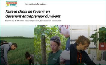 Découvrez la nouvelle plateforme digitale autour des métiers du vivant, lancée par la DRAAF Hauts-de-France !