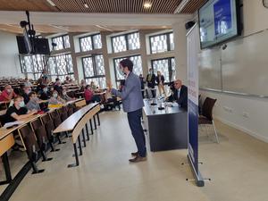 Laurent Pietraszewski à Sciences Po Lille pour la conférence régionale sur l'avenir de l'Europe