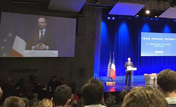 Le Premier ministre présente à l’Edhec la stratégie du Gouvernement en matière de commerce extérieur