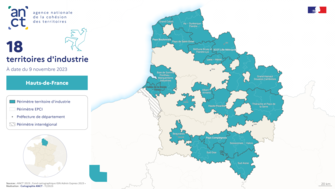 Carte - Territoires d'industrie