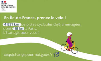 Le Plan vélo et marche 2023-2027  La préfecture et les services de l'État  en région Île-de-France