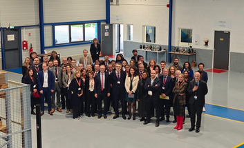 Photo de groupe lors de la visite ARESIA