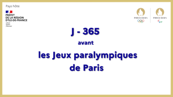 1 an avant les Jeux paralympiques de Paris en 2024 