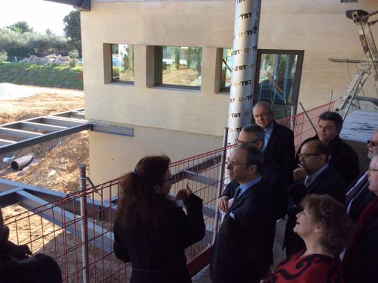 Visite d'un chantier