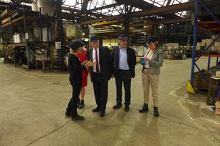 Entreprise - Le préfet visite les Fonderies de Sougland