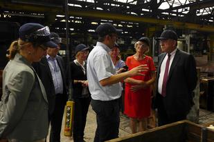 Entreprise - Le préfet visite les Fonderies de Sougland