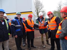 Transport - Visite du chantier de l'écluse de Don sur la Deûle