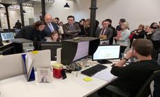 Inauguration de l’antenne de production de showroomprivé à Roubaix