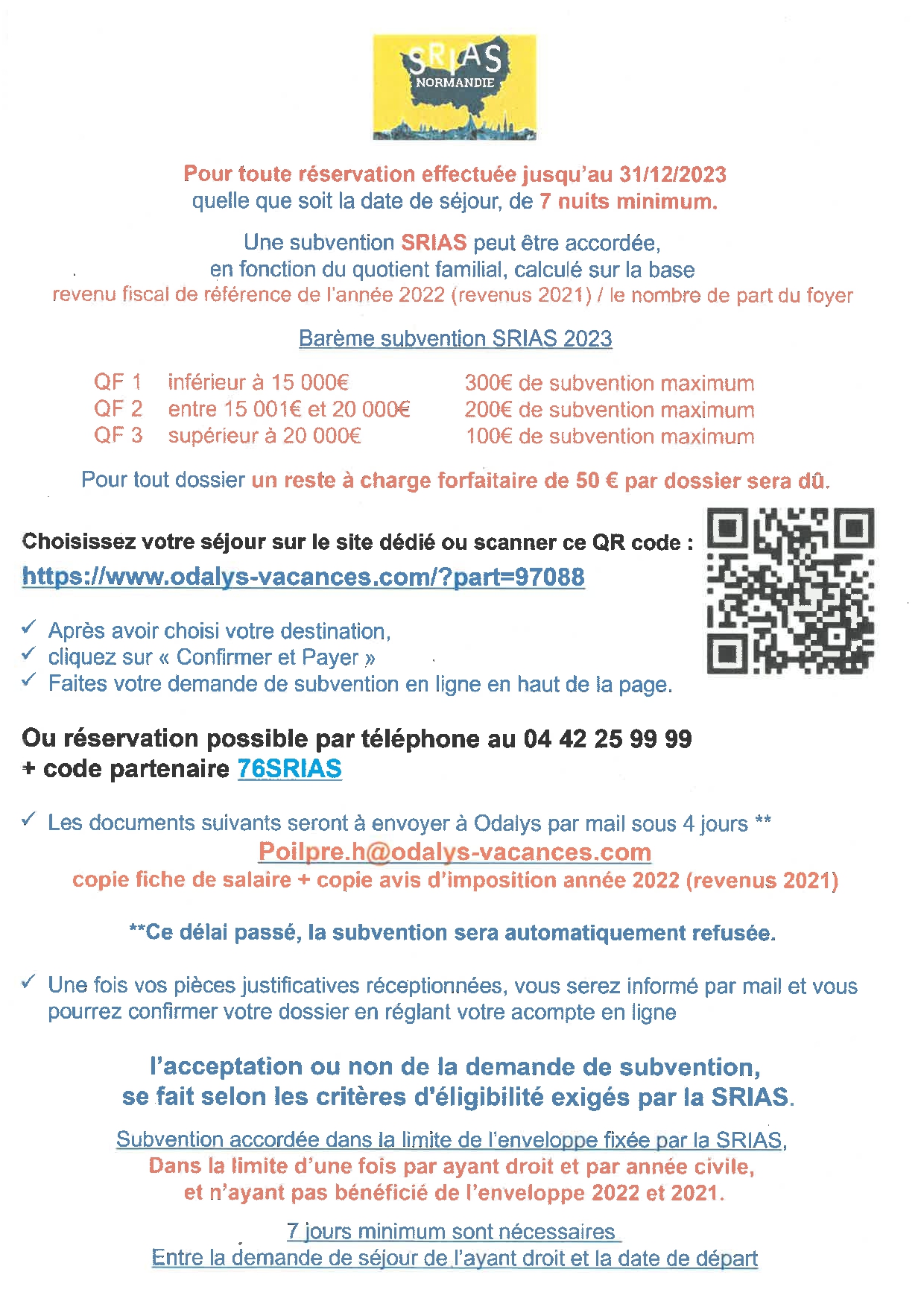 Odalys Une Semaine Achetée Une Offerte 2022 ODALYS VACANCES | La préfecture et les services de l'État en région  Normandie