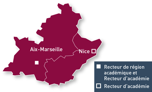 Région académique Provence – Alpes – Côte d’Azur comprenant les académies d’Aix-Marseille et de Nice [Image14260]