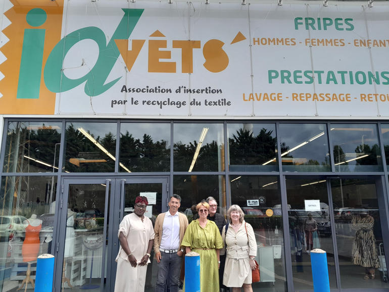 visite d'une recyclerie dans l'Eure