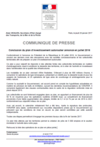 CP plan investissement autoroutier