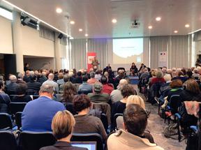 Premières Assises du Canal du Midi, photo depuis la salle