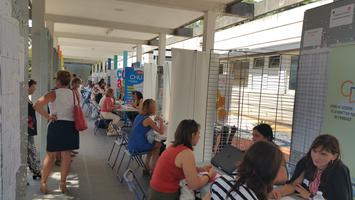 Les stands du forum