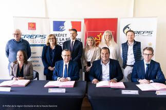 Signature de la convention 2026-2032 pour les CREPS d’Occitanie