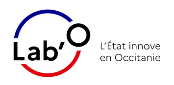 Nouveau logo du Lab'O - l'Etat innove en Occitanie